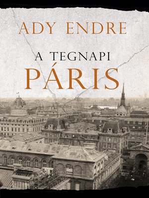 cover image of A tegnapi Páris
